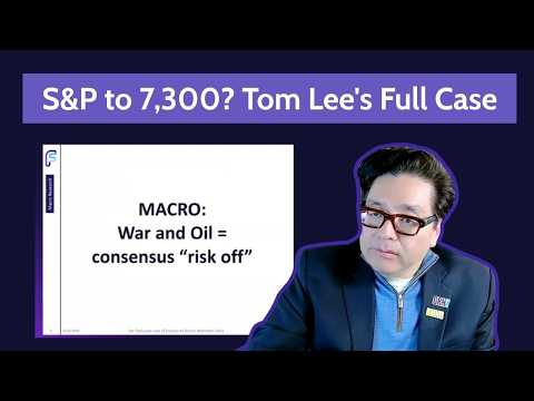 Tom Lee Called the Bottom. This Is What He Saw in March.