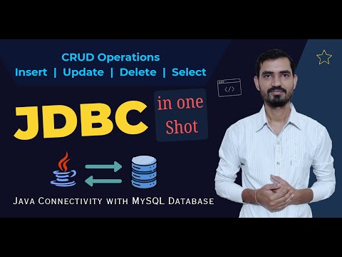 🚀 Java JDBC Complete Tutorial | Insert, Update, Delete, Select CRUD Operations Database Connectivity