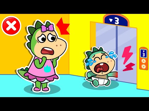 😱Oh, No! Why You Should Never Play in the Elevators!!🚨⚡ Safety Stories for Kids by Fire Spike🔥