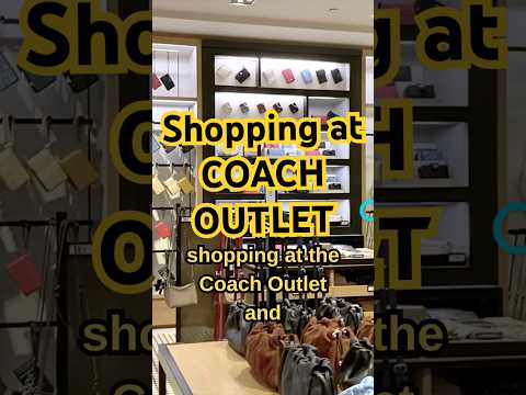 💓💓SHOPPING AT COACH OUTLET💓🛍 What's NEW at Coach? Coach Addicts Coach Handbags