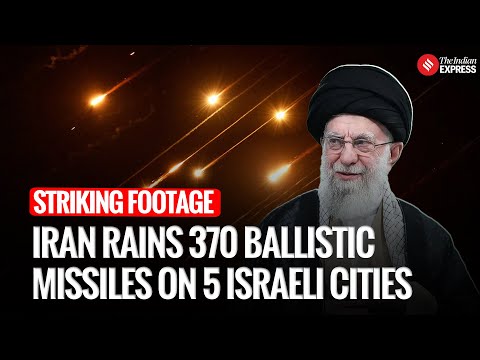 Sky On Fire: Verified Iran Missile Footage Shows 5 Israeli Cities Under Attack | Israel Iran War