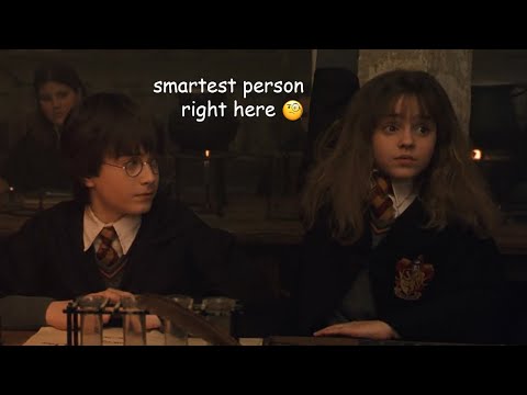 hermione being the smartest person in the room