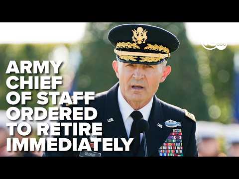 Hegseth ousts US Army chief of staff amid Iran war