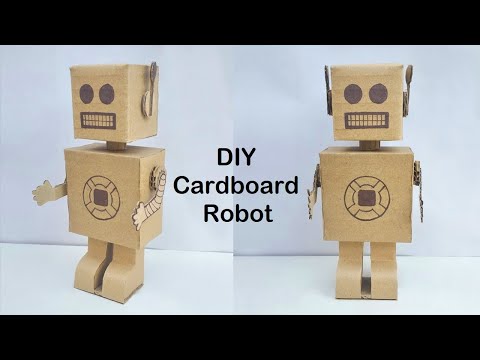 How to make a robot with cardboard | diy robot making at home | Science projects