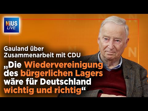 Nach Steinmeier-Rede: Alexander Gauland im NIUS-Interview | NIUS Live vom 12. November 2025