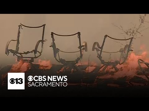 Broader look at day 3 of fight against Park Fire raging through two California counties