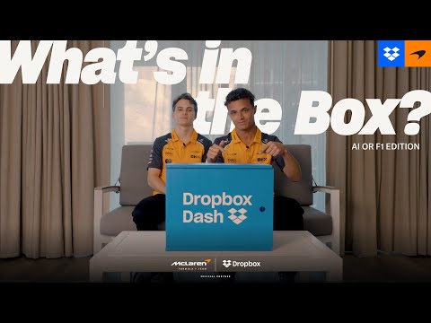 What’s in the Box? AI or F1 Edition with the @McLaren F1 Team Drivers Lando Norris & Oscar Piastri