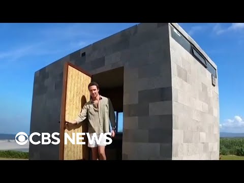 Man builds tiny house from plastic trash