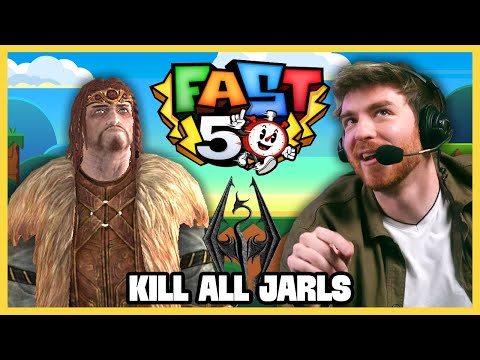 DougDoug speedruns Skyrim in a totally legitimate category | Fast50