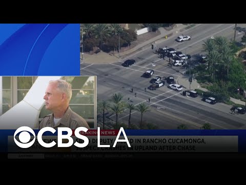 San Bernardino County sheriff's deputy shot and killed in Rancho Cucamonga