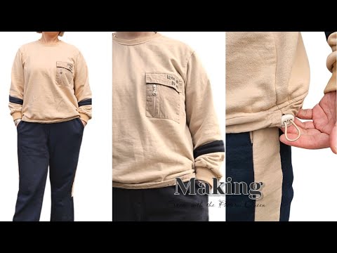 패턴여왕439 패션전문 체육복 상의 만들기