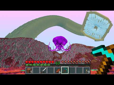 I Spawn SUPER Sand Worm in Wither Storm Demension!