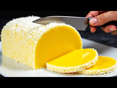 Only milk, orange, and banana! Lightning-fast dessert in 5 minutes! No oven, no gelatin!