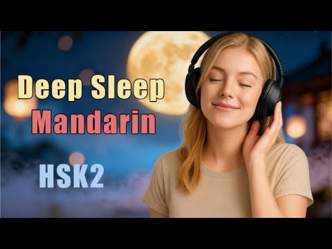 Learn Chinese While You Sleep (8 Hours) | HSK 2 Real World Sentences | Deep Sleep Mandarin
