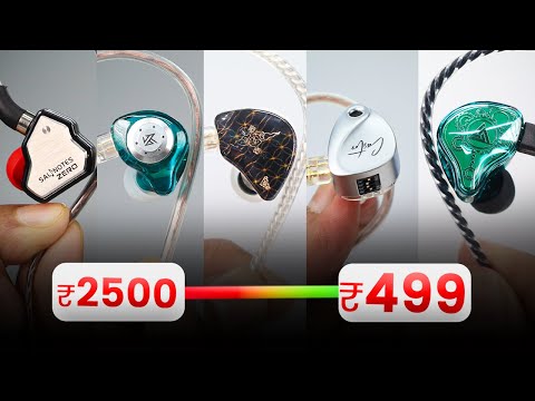 The Best IEM Earphones ₹500 | ₹1000 | ₹1500 | ₹2000 | ₹2500