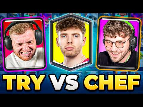 😱🤯TRYMACS vs. CHEFSTROBEL in CLASH ROYALE... (I'm surprised!)