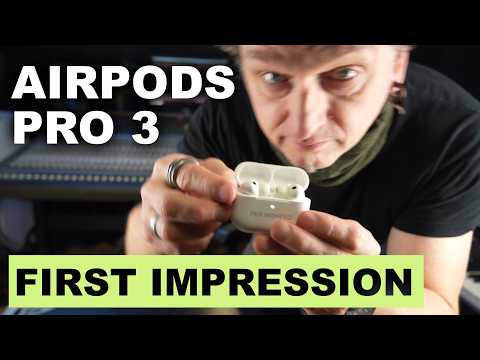 Apple AirPods Pro 3 as Hearing Aids? - SOUND ENGINEER & MUSICIAN with Hearing Loss First Impressions