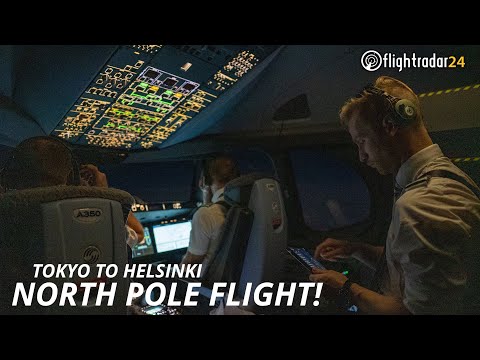 How to fly an A350 over the North Pole