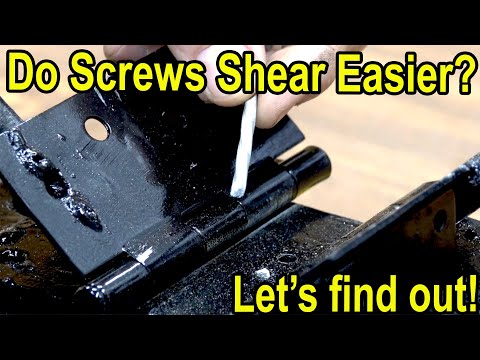 Do Screws Shear easier than Nails? Let's find out!