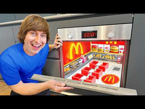 I Built a SECRET McDonald's in My House!