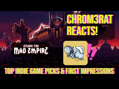 Escape the Mad Empire ! Brutal but Pretty Pixel Art Roguelike RPG! | chrom3rat Reacts! #letsplay