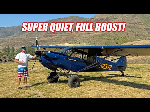 Flying the NEW Turbo Carbon Cub "UL" In Idaho!