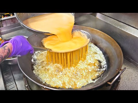 Amazing Egg Liquid Flood！Steel Pot Dishes in Lunchboxes Production/最強百元便當店！巨鍋炒菜如辦桌, 日賣最高2000份/三郎便當
