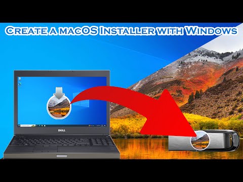 How to create a macOS High Sierra 10.13.6 Installer with Windows #macOS #HighSierra #10.13.6 #Drive