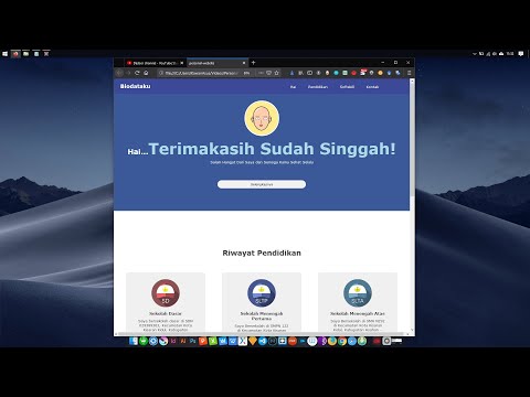 Desain Personal Website (HTML + CSS Dasar)