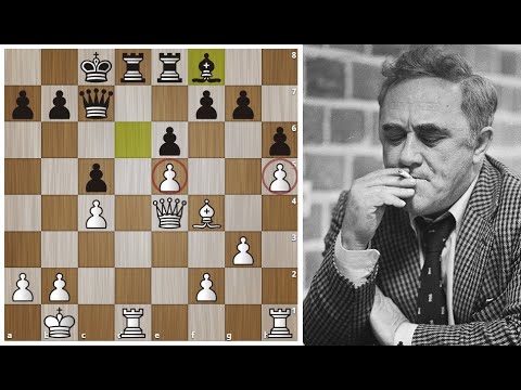 Ефим Геллер "душит" защиту Каро-Канн! Шахматы.