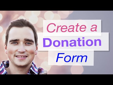 How to Create a Donation Form