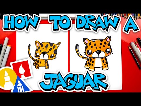 How To Draw A Cartoon Jaguar