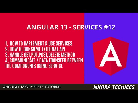 services in angular | consume external API | Data transfer b/w components | angular 13 tutorial #13