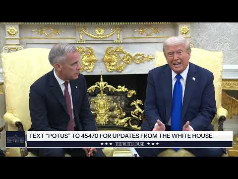 President Trump Participates in a Bilateral Meeting with the Prime Minister of Canada