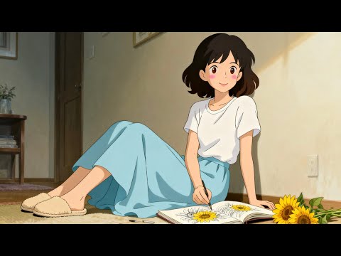 A Quiet Day on the Windy Meadow | A Ghibli Inspired Story of Cozy Routines and Gentle Moments
