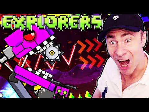 EXPLORERS by Mathi/Switchstep is OUT and it's INCREDIBLE -  GEOMETRY DASH 2.2