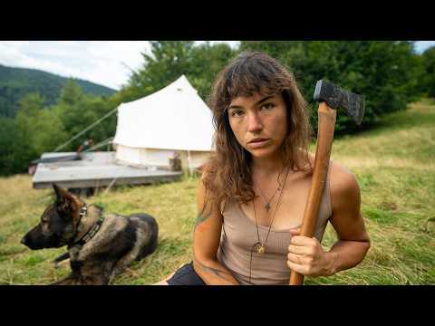 Everyday Life Living Alone in my Mountain Camp