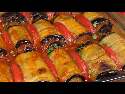 Eggplant roll is a different and very delicious dish