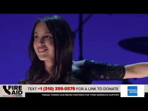 Olivia Rodrigo - deja vu Performance (FireAid LA Benefit Concert)