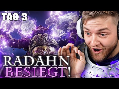 😨🤯HÄRTESTEN BOSS Radahn ENDLICH BESIEGT?! - UNMÖGLICHE Aufgabe in Elden Ring Tag 3