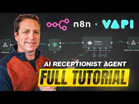 n8n x Vapi AI Receptionist Agent - Full Tutorial Step by Step