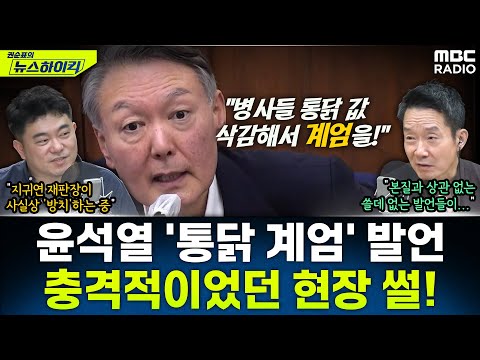 [뉴스하이킥] '통닭 계엄' 발언 직접 들은 기자가 전해주는 내란재판 법정 현장 충격썰! - 김동인, MBC 251223 방송