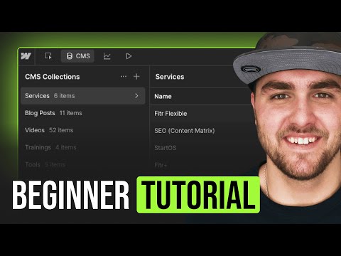 Webflow CMS Tutorial for Beginners
