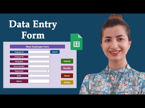 How to create a data entry form in Google Sheets [with multiple databases]