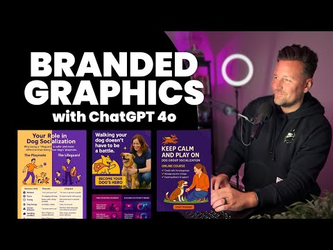 New ChatGPT Feature Creates BRANDED Marketing Graphics FAST