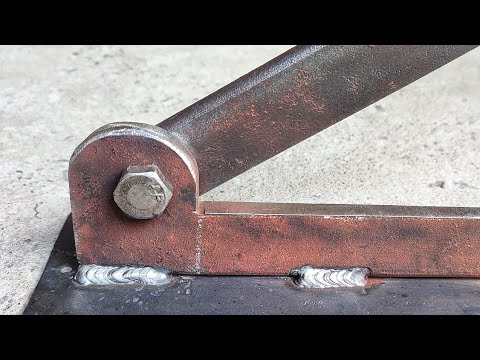 Simple Tool For Cutting Metal Sheet / How To Make Sheet Metal Cutter