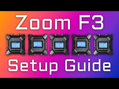 ZOOM F3 Quick Setup Guide | Curtis Judd