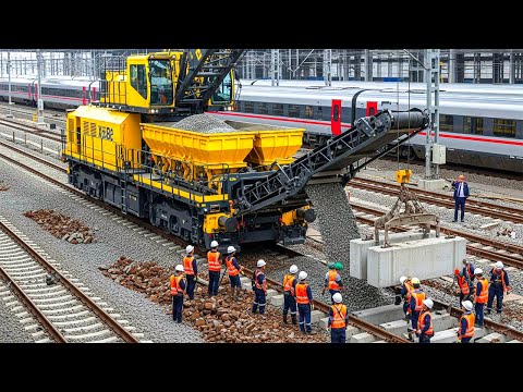 Insane Railway & Road Building Methods That Look Impossible - Heavy Construction Equipment & Machine