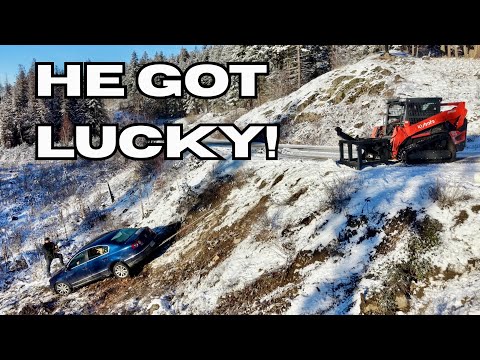 We Have To Be DELICATE On Our FIRST Skid Steer Winch Box Recovery!