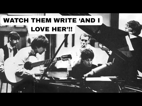 In Studio Footage of The Beatles Recording 'And I Love Her – The Beatles February 1964 (Pt. 4)
